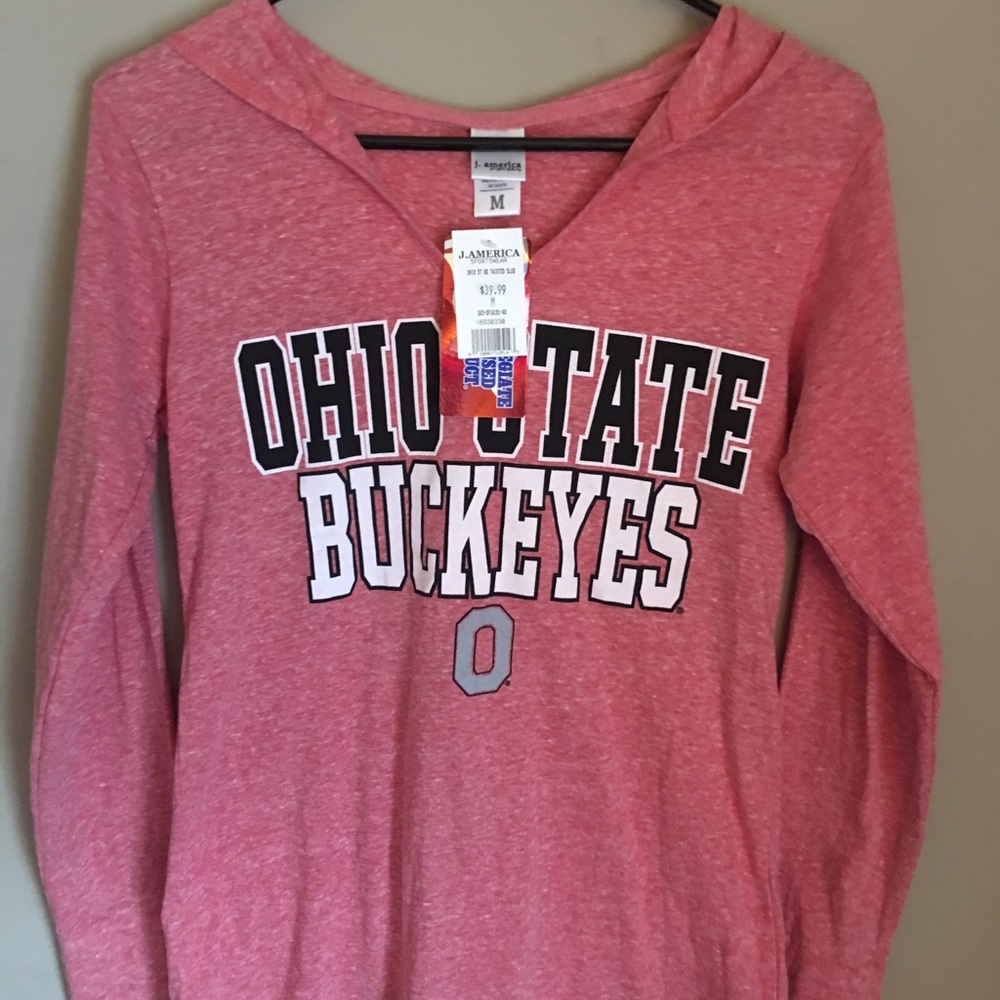 Ohio state buckeyes hooded sweatshirt sportswear